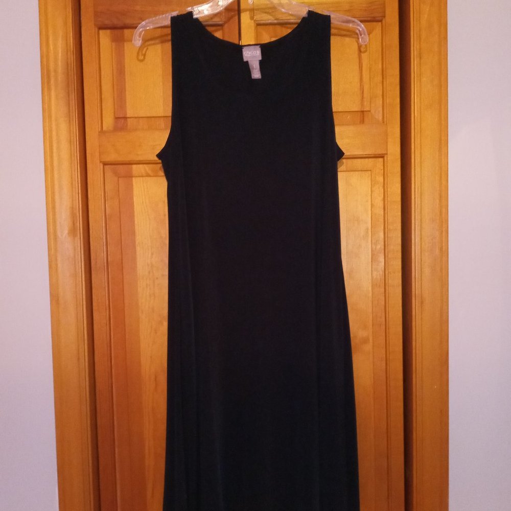 *Price Drop* Chicos Sleeveless Knee Length dress, size 1 (M or 8) (NWOT)